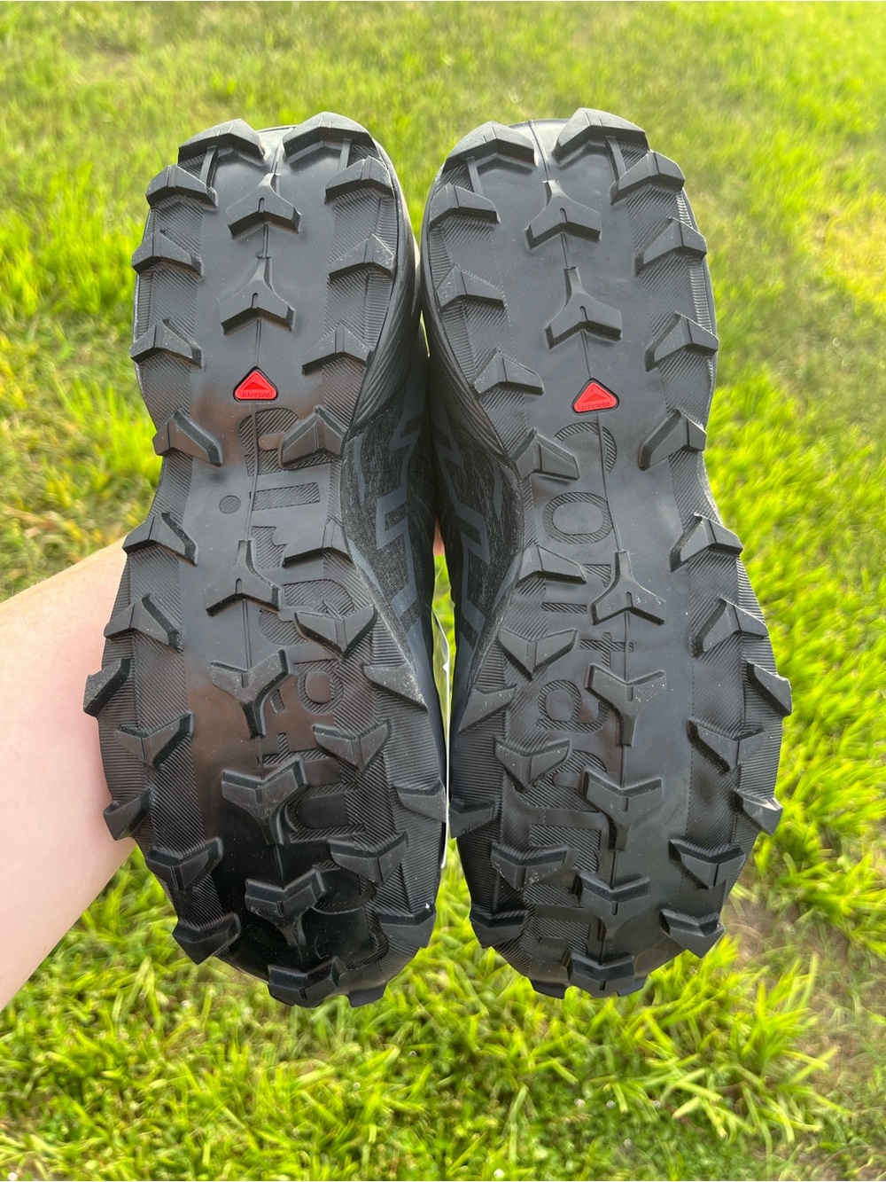 NWT Salomon Womans Black Soeedcross 6 Trail Running Shoes Size 7.5 - Picture 11 of 11